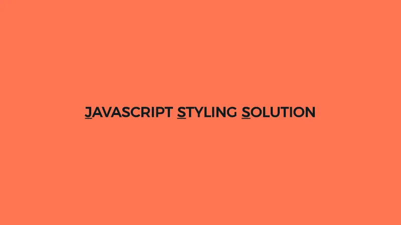java script-styling